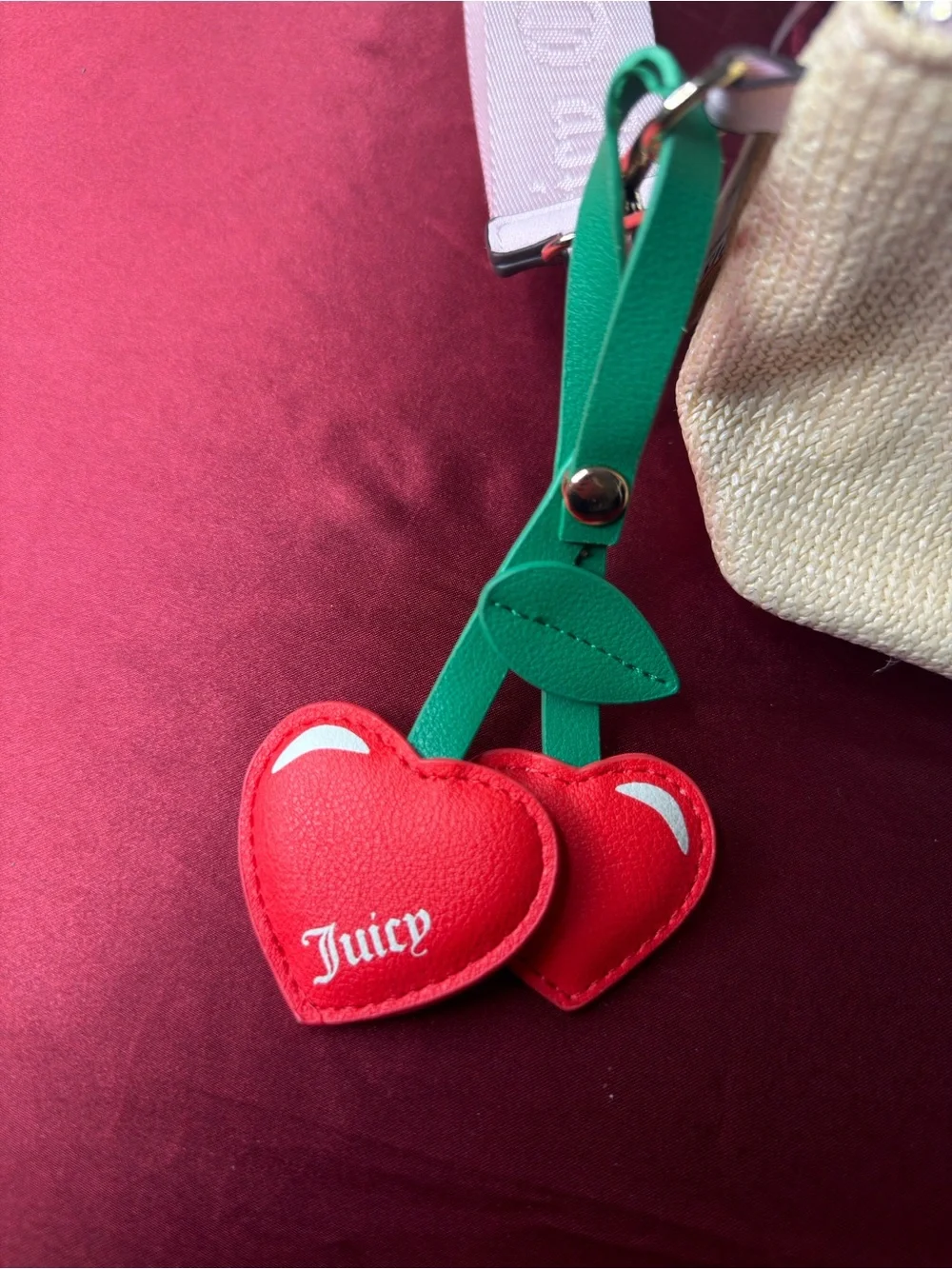 Juicy Couture Pouch with Cherry Charm
